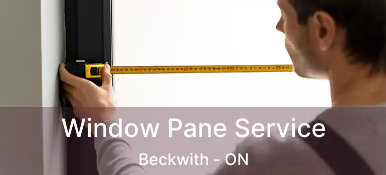  Window Pane Service Beckwith - ON