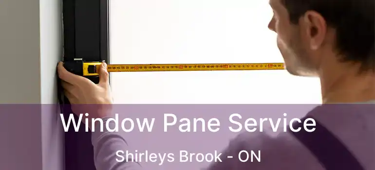  Window Pane Service Shirleys Brook - ON