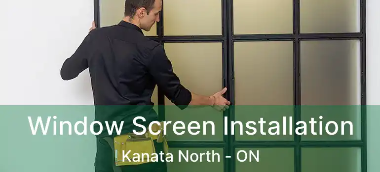  Window Screen Installation Kanata North - ON
