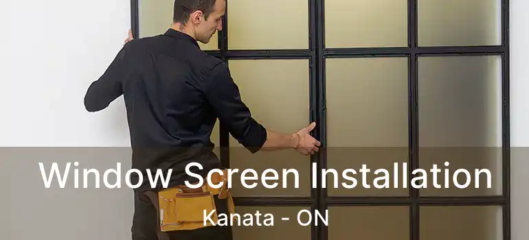  Window Screen Installation Kanata - ON