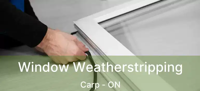  Window Weatherstripping Carp - ON
