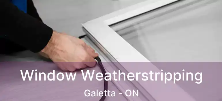  Window Weatherstripping Galetta - ON